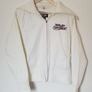 Women's large Harley Davidson zip up jacket